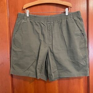 Lands End Womens Mid Rise Shorts Plus Size 16